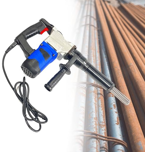 Scrostatore Elettrico Ad Aghi Portatile Con Impugnatura Girevole, 1100 W Per La Rimozione Della Ruggine, Strumento Per La Rimozione Della Corrosione Delle Scorie Di Vernice,Per La Pulizia Scorie