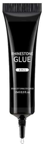 Pegamento en Gel para Uñas Postizas - Adhesivo Fuerte de 15ml, Pegamento que Se Cura con Luz UV | Adhesivo para Uñas Duradero para Uñas Artificiales, Tips Acrílicos, Decoraciones de Arte y