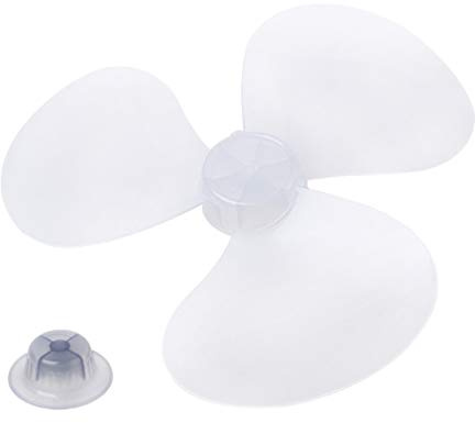 Qsvbeeqj Recambio de ventilador transparente de 3 cuchillas blanco para ventilador de pedestal de 30 cm accesorios de mesa accesorios de pedestal