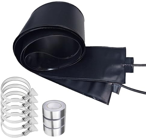 Esteras Calefactoras Flexibles Para Derretir Nieve, Cinta Calefactora Para Techos Canalones Curvos,estera Calefactora Eléctrica 12 Cm×75-760 Cm Para Exteriores Con Kit Instalación.,500cm/16.4ft