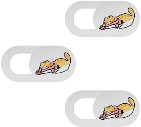 AMISENK Creative Animal Webcam Covers Lens Protector Shield Adatto per la privacy Protezione su telefoni, tablet, computer portatili, simpatico coperchio obiettivo animale