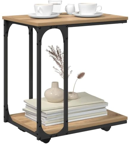 vidaXL Beistelltisch Artisan-Eiche 50 x 35 x 55.5 cm Holzwerkstoff
