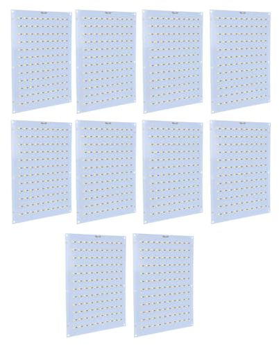 Elprico Lot de 10 Panneaux de Rétroéclairage LED Lithophane, 156 X 120 Mm, Panneau PCB à Lumière Chaude, Accessoires d'art d' 3D avec Câbles USB de 100 Mm, pour Série Lab X1 P1 A1