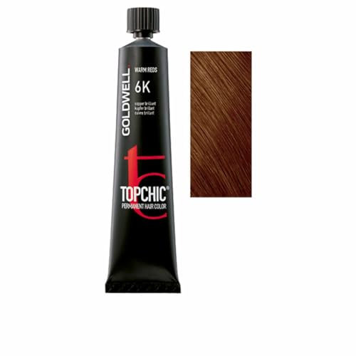 Goldwell Topchic Haarfarbe kupfer-brillant 6K, 1er Pack (1 x 60 ml)