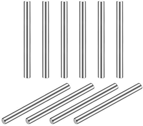sourcing map 10 Stück Zylinderstifte 2 x 25mm (ca. 5/64) Dübelstift 304 Edelstahl Holz Etagenbett Dübelstifte Regal Heringe Stützregale