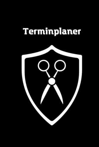 Terminplaner für Friseurinnen und Friseure – Schwarz - Termine für 65 Tage auf 132 Seiten planen – DIN A5 – Hardcover