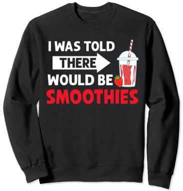 Bols de recettes de smoothie pour perdre du poids - Blender de fruits verts Sweatshirt