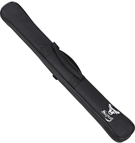 SUPVOX Tragbare Flötentasche: Wasserdichter Oxford-Stoff mit stoßfester Polsterung – Doppelreißverschluss-Design, ideal für Musikliebhaber