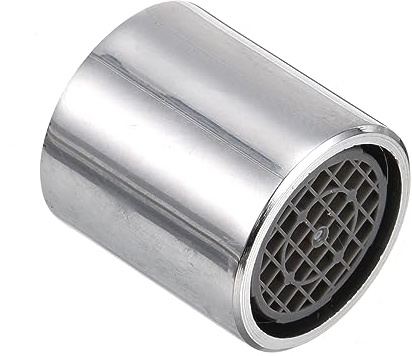 QUARKZMAN 15mm Filettatura Femmina Dia Aeratore Ugello Argento Tono | Rubinetto Raccordo, con Guarnizione Guarnizione, per Cucina e Bagno