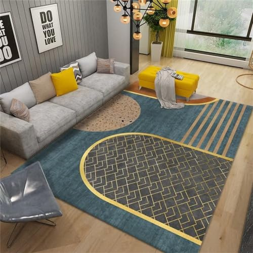 RUGMRZ Parque Infantil Bebe Geometría Abstracta Alfombra Cocina Alfombra Bebe Gateo Manta Juegos bebe180X250cm