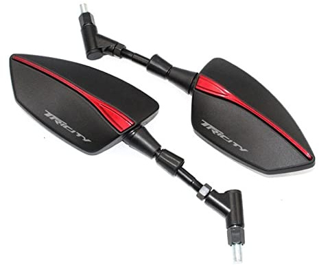 XBMTN Miroir 8mm 10mm Moto Rétroviseur Scooter E-Bike Rétroviseur Latéral pour Yamaha Tricity 125 Tricity 155 Tricity 300