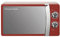 Microonde Russell Hobbs RHMM701R da 17 Litri e 700 W, Manuale, con 5 Livelli di Potenza, Suoneria e Timer, Impostazione di Scongelamento, Facile da Pulire, Rosso
