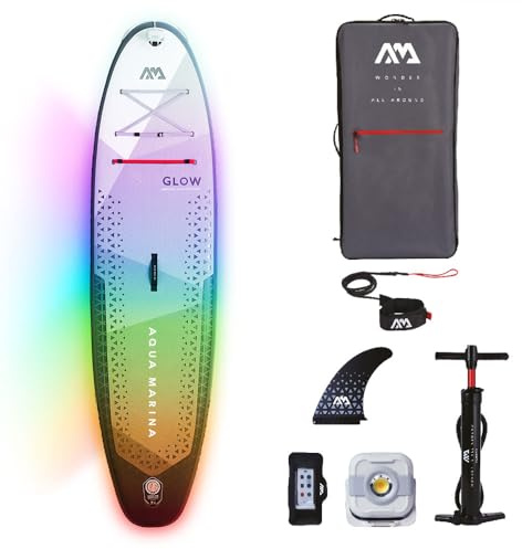AM AQUA MARINA Aqua Marina Glow Aufblasbares Stand-Up-Paddle-Board, 3 m