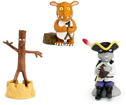 tonies Julia Donaldson Bundle featuring Gruffalos Child, Stick Man & Highway Rat, for use with toniebox