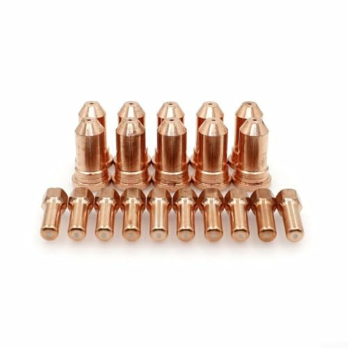 20 Stück IPT-100 PT100 Plasmaschneider Verbrauchsmaterialien 52556 Elektroden 51246 Spitzen 1,2 mm für Schneidbrenner Verbrauchsmaterialien Zubehör