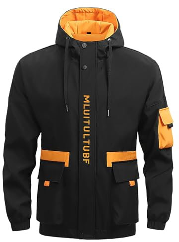 TYUIOP Waterproof Jacket Men Coat Spray for Jackets Coats UK Sports Mens Men's Outdoor Winter