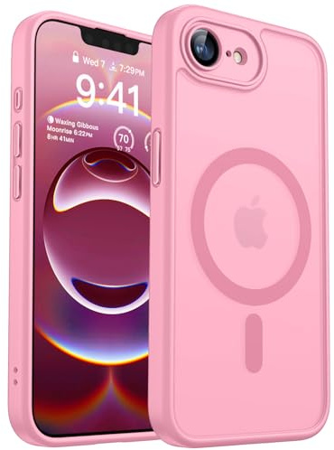 CANSHN für iPhone 17e / 16e Hülle mit Kameraschutz, Rosa