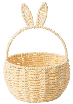 Osterkörbchen Kleiner Weidenkorb mit Henkel Osterkörbchen Kinder, Blumenmädchen Korb, Streukorb Rattankorb, Streukorb Hochzeitskorb, Geflochtener Geschenk Korb Klein, Osternest Aufbewahrung
