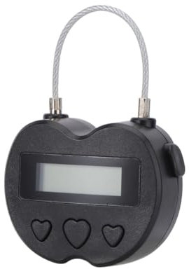 SHINEOFI Electronic Timer Padlock Lcd Display Timer Lock for Boys and Girls Study Supply