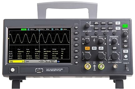 EDEDE Oscilloscope Signal Generation Oscilloscope Dual-Channel Digital Storage Oscilloscope 100M 150M 1GS/s(DSO2D15)
