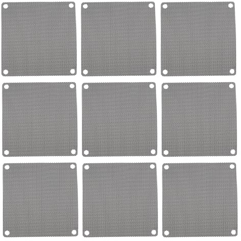 eMagTech 20 st datorfläktsfiltergaller PVC 80 x 80 mm kompatibel med fläktsystem på datorer eller andra elektriska enheter
