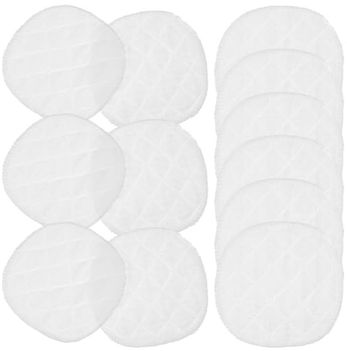 ibasenice 12 Pezzi Coppette Assorbilatte Lavabili in Cotone Ecologico a 3 Strati Ultra Assorbenti Forma Sagomata Antiperdita per Madri in Allattamento