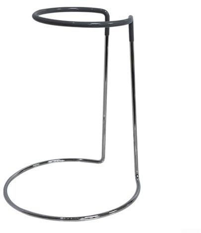Égouttoir à décanter pliable en acier inoxydable pour aérateur de vin et carafe à vin rouge finition sans taches 19 cm