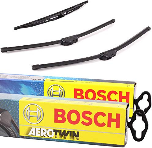 Bosch A865S und H357 KOMPLETTSATZ VORNE HINTEN SCHEIBENWISCHER WISCHBLÄTTER
