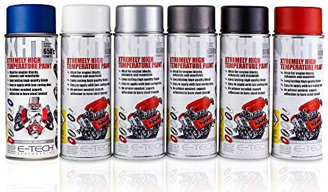 MP Essentials Coat, Protect & Enhance XHT Xtremely High Temperature Paint (up to 650c) for Engine blocks, Exhausts & Manifold (Graphite Grey)