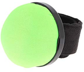 Nadelkissen mit flexiblem Armband von Bohin Farbe Neongrün
