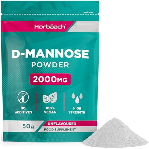 D Mannose Pure Powder 150g | 2000mg | Unflavoured | Natural & Filler Free | Vegetarian & Vegan Friendly | High Strength Food Supplement | by Horbaach