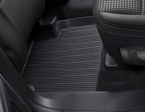 Original Ford Kuga 2020- Aktuell Allwetterfußmatten in wannenform mit hochstehenden Kanten für hinten, Schwarz