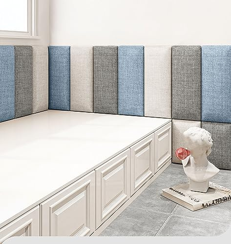 NEPHRA 3D Wall Panels Wandkissen Zum Aufhängen, Wandpaneele Selbstklebend Gepolstert, Wandpolster Selbstklebend für Kinderzimmer Kopfteil Bett 120 150 160 180 200cm (Farbe : F, Größe : 150cm)