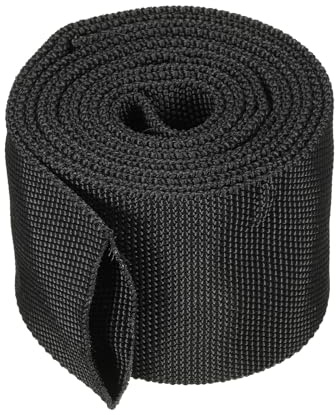 PATIKIL Guaina Protettiva in Nylon per Tubo 2,8 ID 6,5Ft Colore Nero | Copertura per Cavi per Protezione di Saldatura, Tubo Idraulico