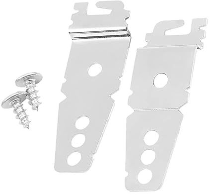 Hemobllo 2pezzi Staffa di Montaggio per Lavastoviglie in Ferro Resistente Clip per Fissaggio alla Cucina Kit di Installazione Facile Viti Incluse per Evitare Oscillazione o Inclinazione