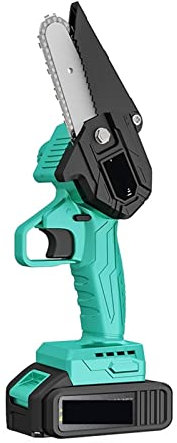 Motosierra, 4 pulgadas sin escobillas de motosierra eléctrica recargable pequeño litio litio eléctrico sierra casera mini mano mano poda sin cable sierra de tala,mini Motosierra