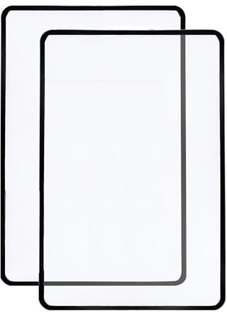 2 Stück 3X Vollseiten Lese Lupe Lupen Lesehilfe Vergröserung Große und Leichte rechteckige Leselupen Kunststff Leichte Klarheit Lupe für Senioren und Low Vision Büchern Zeitungen Kleingedruckten