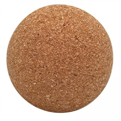 F Fityle 4X Kork Faszienball Muskelrolle Unterer Rücken Stress Rolle Manueller Fitnessball Myofaszialer Ball Yogaball für Sporttraining