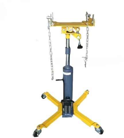 RLVYTA rangierwagenheber Getriebeheber Wagenheber Hydraulischer Garagen-/Laden-Teleskop-Getriebeheber für Fahrzeugautos wagenheber Auto(Yellow)
