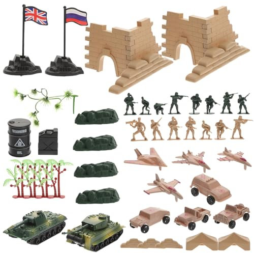 BESPORTBLE Militärspielzeug Mit Miniatur Simulation Militär Ausrüstung Modellen Für Kriegsspielzeug Als Dekoration Für Wohnzimmer Schlafzimmer Büro