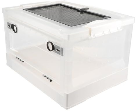 HEMOTON Hamsterkäfig Chinchilla Zuchtbox Mit Unterschlupf Für Kleine Haustiere Atmungsaktiv Und Komfortabel Zum Spielen Und Trainieren