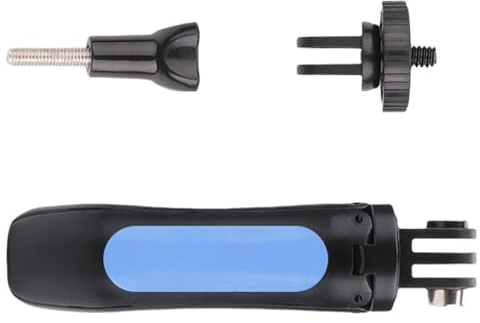 Trípode pequeño ajustable para fotografía al aire libre, aleación de aluminio ligero, sujeción segura de cámara, soporte plegable, patas de goma antideslizantes