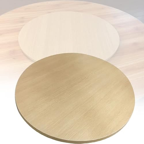 Wooden60cm/70cm/80cm - Plateau de service rond rotatif à 360° pour table à manger, parfait pour le divertissement et la décoration d'intérieur (couleur : C taille : 60 cm)