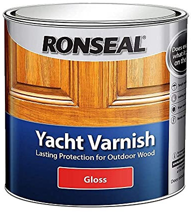 Ronseal YVG500 500ml Exterior Yacht Varnish Gloss
