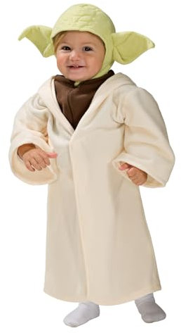 Rubies Official Disney Star Wars Baby Yoda Costume, Child's Costume Toddler Size Halloween