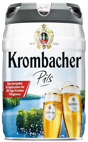 Krombacher Frische Fass Pfandfrei, (1 x 5 l)