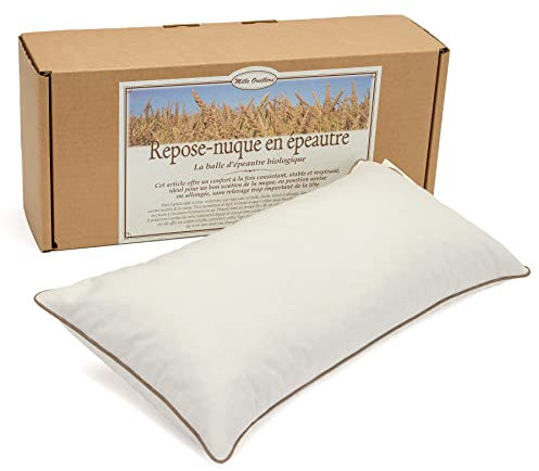 Mille Oreillers Organic Spelt Neck Rest 20 x 40 cm