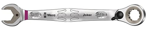 Wera Joker Switch Maul-Ringratschen-Schlüssel, zöllig, umschaltbar, 9/16 Zoll x 187 mm, Pink, 05020079001