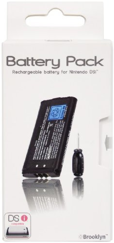 Vidis Brooklyn Battery Pack - Pila recargable (Litio-Ion, 650 mAh, Nintendo DSi, Negro) Black