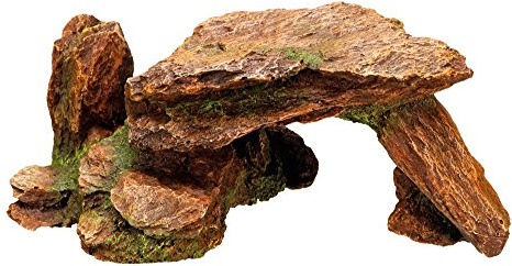 Nobby Aqua Ornaments Stein mit Pflanzen, 22,5 x 13 x 9,5 cm, 1 Stück